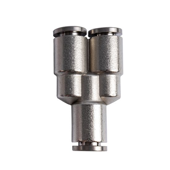 Metal Pu Fitting Y-joint 6mm